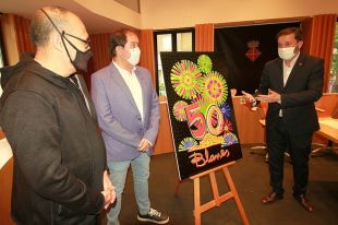 Quim Serrano dissenya el logotip del 50è Concurs Internacional de Focs de Blanes