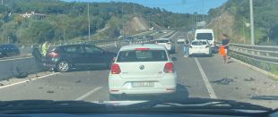Dos ferits en una sortida de via a la C-31 a Platja d'Aro