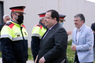 Elena afirma que l'augment de mossos a Salt ha reduït el nombre de delictes en un 5,2%