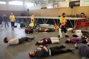 Posen a prova a Llívia la coordinació dels sistemes d'emergències de les dues bandes del Pirineu