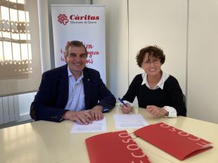 Espai Gironès amplia el conveni de col·laboració amb Ecosol