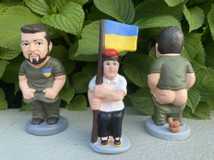 El president Zelenski ja té una figura del caganer