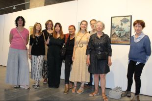 Inauguren a Roses l'exposició d'artistes contraris al parc eòlic marí projectat al golf del municipi