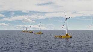 Projecten un tercer parc eòlic marí de 50MW al golf de Roses