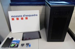 Detingut un home a Olot per descarregar i compartir pornografia infantil