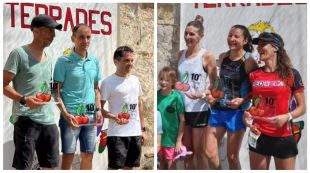 Miquel Cruz i Márili Banegas, guanyadors de la 8a Cursa de la Cirera de Terrades