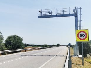 Entra en funcionament el radar de tram de l'N-II a Figueres