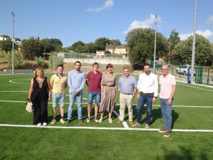 Girona entra a la recta final de les obres dels camps de futbol-7 a Germans Sàbat i a Fontajau