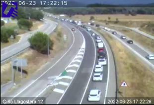 Fins a 18 quilòmetres de retencions per arribar a la Costa Brava