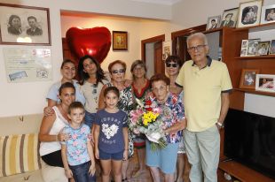 La gironina Concepción Córdoba celebra cent anys