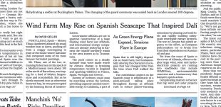 La polèmica del macroparc eòlic marí de Roses arriba fins al New York Times