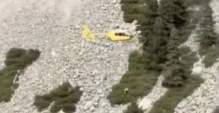 Rescaten amb helicòpter una excursionista ferida al camí de Núria