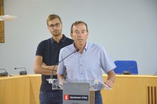 Tavi Algueró i Àngel Rigall, pregoners de les Festes del Tura d'Olot