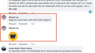 Palafrugell mostra el seu rebuig a un comentari de Facebook on s'incita a la violència contra els regidors