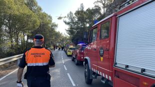Un mort en caure amb el cotxe per un barranc de 30 metres al mirador de Sa Tuna a Begur