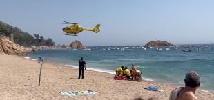 Mor ofegat un banyista de 76 anys a Tossa de Mar