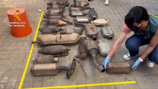 Detingut a Riells i Viabrea un home acusat de vendre catalitzadors robats a l'Aragó