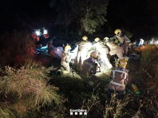 Dos ferits en un accident a la GI-602 a Sant Climent Sescebes
