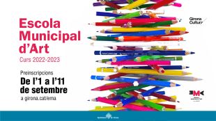 Girona obre les inscripcions de l’Escola Municipal d’Art i a l’Aula d’Escriptura per al curs 2022-23