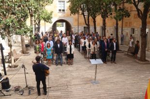 Les administracions gironines recorden la ''resiliència'' dels catalans en l'acte unitari de la Diada