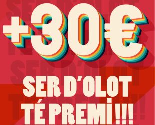 Els olotins que facin una compra de 30 euros en rebran 30 més per gastar al comerç local