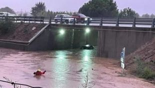 Rescaten diverses persones atrapades per la pluja a Vidreres i Lloret de Mar