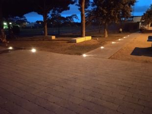 Palafrugell renova l'enllumenat de la plaça dels Esports per 6.900 euros