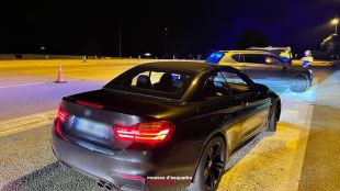 Cacen un conductor begut circulant a 248 km/h per l'AP-7 a Sant Julià de Ramis 