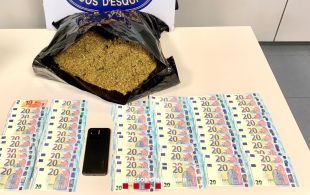 Tres detinguts quan feien una transacció de marihuana en una benzinera a Fogars de la Selva