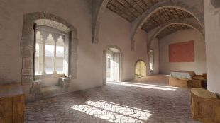 Un audiovisual recrea en 3D l'evolució del castell de Montsoriu al llarg de quatre segles