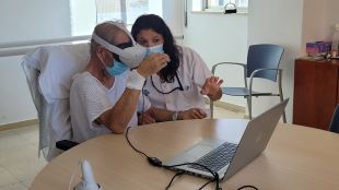 Pacients amb ictus ingressats al Trueta ja fan rehabilitació a través de realitat virtual immersiva