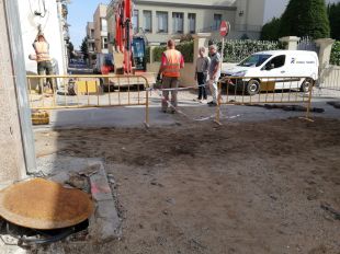 Palamós inicia les obres al carrer de la Mercè després d'acomiadar l'anterior adjudicatària