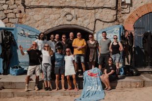 Deu agents de viatges neerlandesos especialitzats en submarinisme visiten la Costa Brava