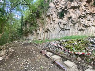 Sant Joan les Fonts arranjarà l'accés a la colada de Fontfreda de 130.000 anys d'antiguitat