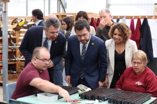 El president de la Generalitat celebra els 40 anys de la Fageda: ''Us heu avançat a l'administració''
