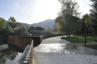 Ripoll estrena un mirador a la devesa del Pla que ha costat 314.102 euros
