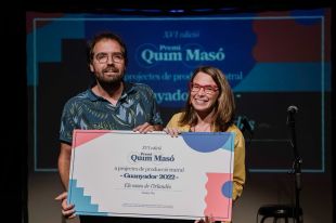 Víctor Borràs s'emporta el 16è premi Quim Masó amb la producció 'Els ossos de l'irlandès'