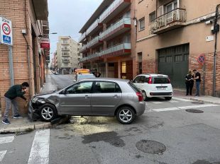 Topada entre dos vehicles al Rally Sud de Figueres