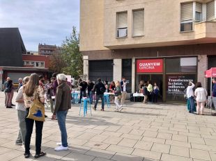 Guanyem Girona estrena local a tocar del Mercat del Lleó