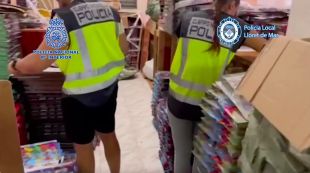 Un detingut per tenir un taller de joguines il·legal a Lloret i 90.000 articles comissats