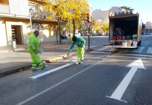 Salt inverteix 30.816 euros per renovar la pintura vial a diversos carrers
