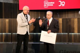 La Universitat de Girona investeix el científic Josep Amat i Girbau doctor honoris causa