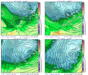 Alerten d'un important descens tèrmic, nevades i fortes ventades per la setmana vinent