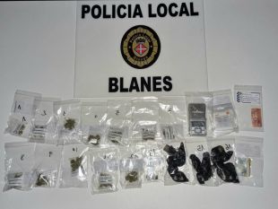 Tres traficants detinguts en menys d'una setmana a Blanes