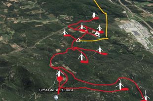 Albera Lliure de Molins s'oposa a l'autorització del parc eòlic Galatea a la Jonquera