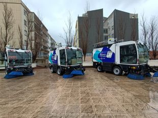 Figueres incorpora quatre escombradores de gran capacitat a la flota de la neteja viària