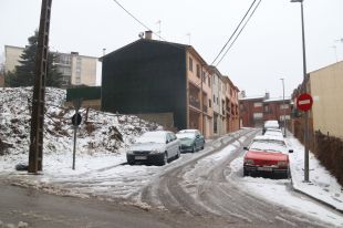 La pluja fon la neu que dificultava la circulació a Sant Hilari Sacalm
