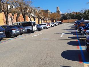 Palafrugell posa com a places gratuïtes la meitat de l'aparcament del Casal 