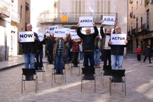 Reclamen des de Girona la llibertat de Julian Assange i el dret a la informació