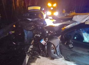 Un xoc entre quatre vehicles deixa sis ferits a Sant Feliu de Buixalleu